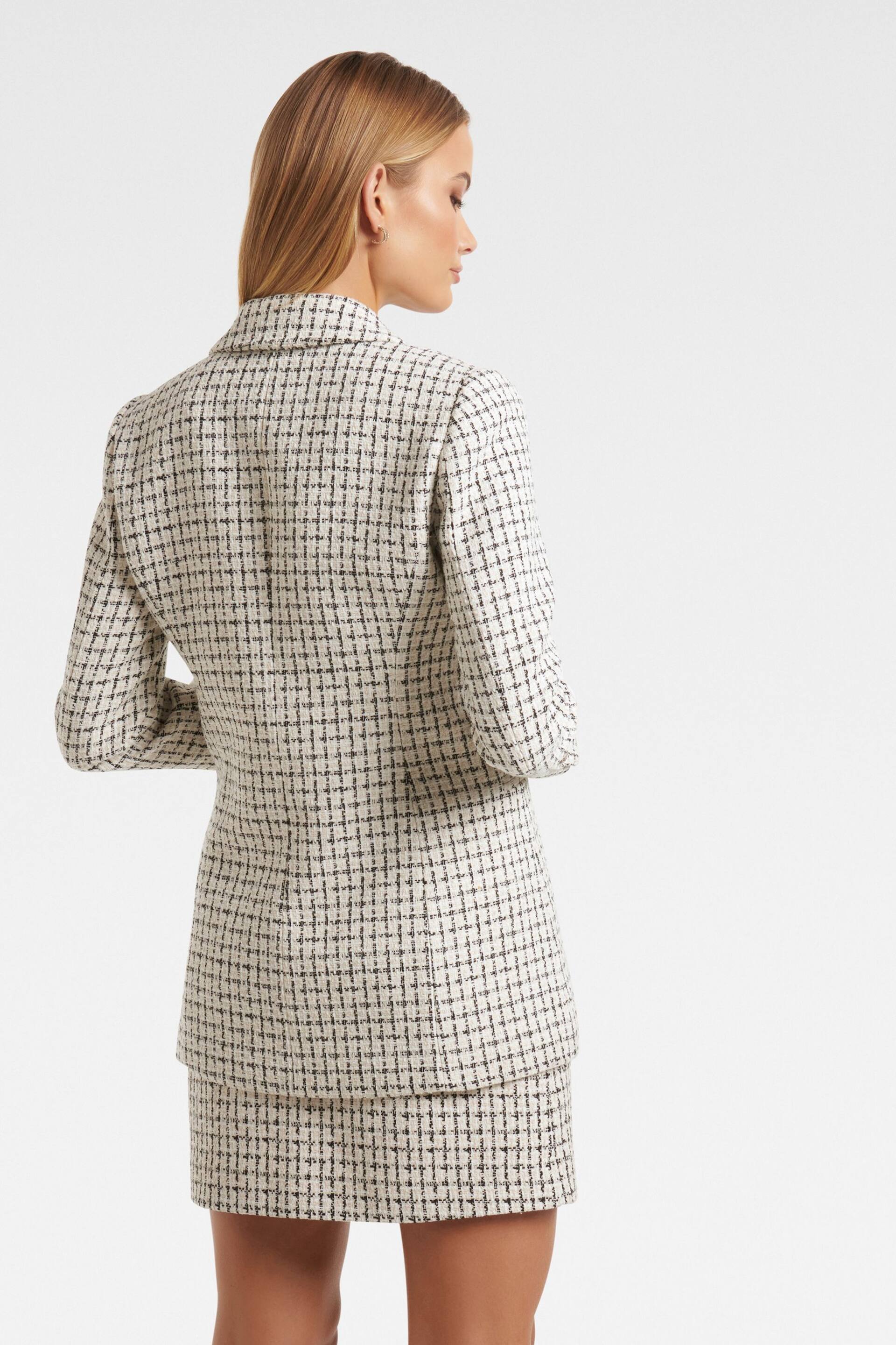 Forever New Cream Pearl Boucle Jacket - Image 2 of 5