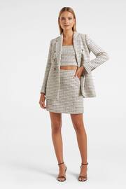 Forever New Cream Pearl Boucle Jacket - Image 3 of 5