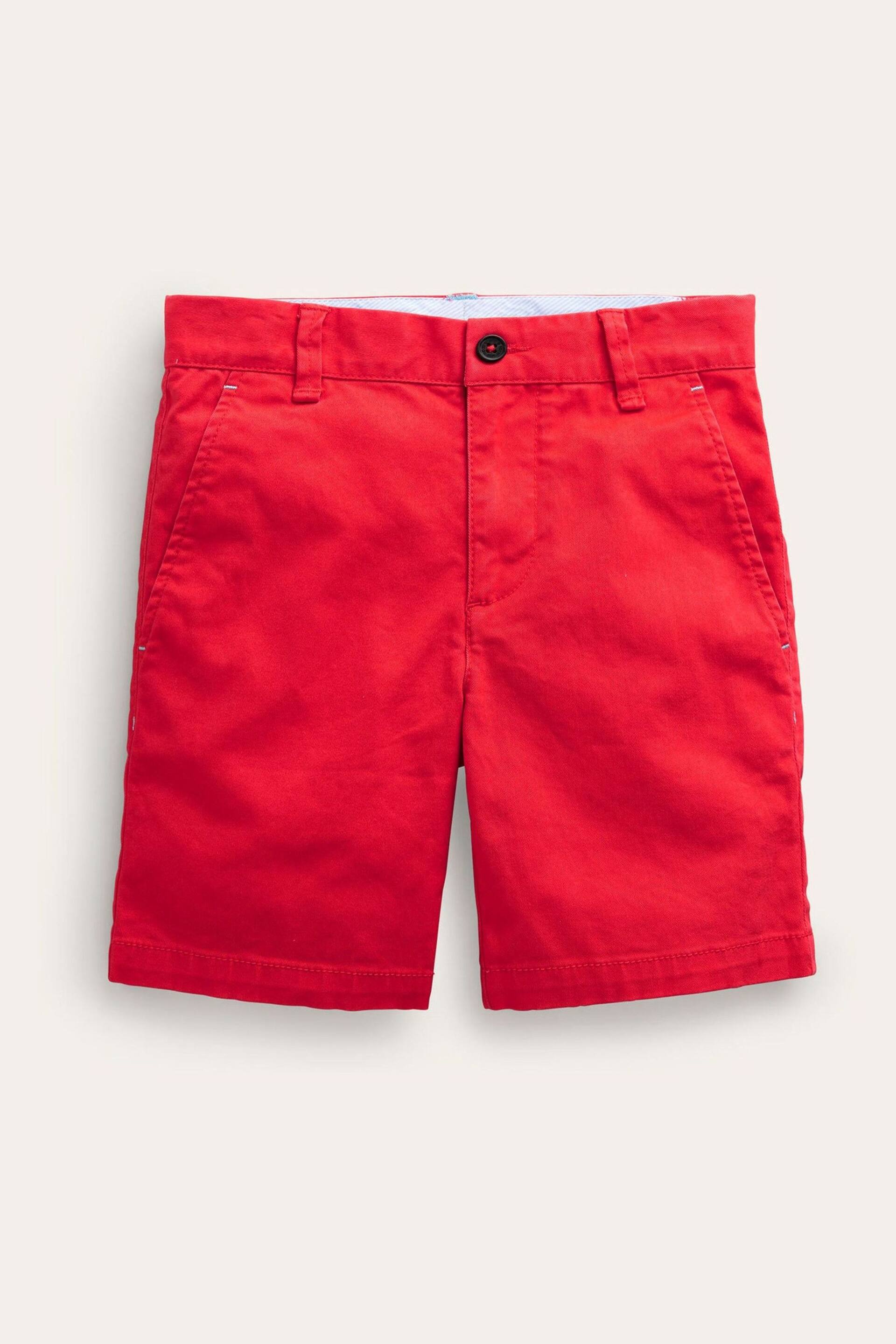 Boden Red Classic Chino Shorts - Image 1 of 3