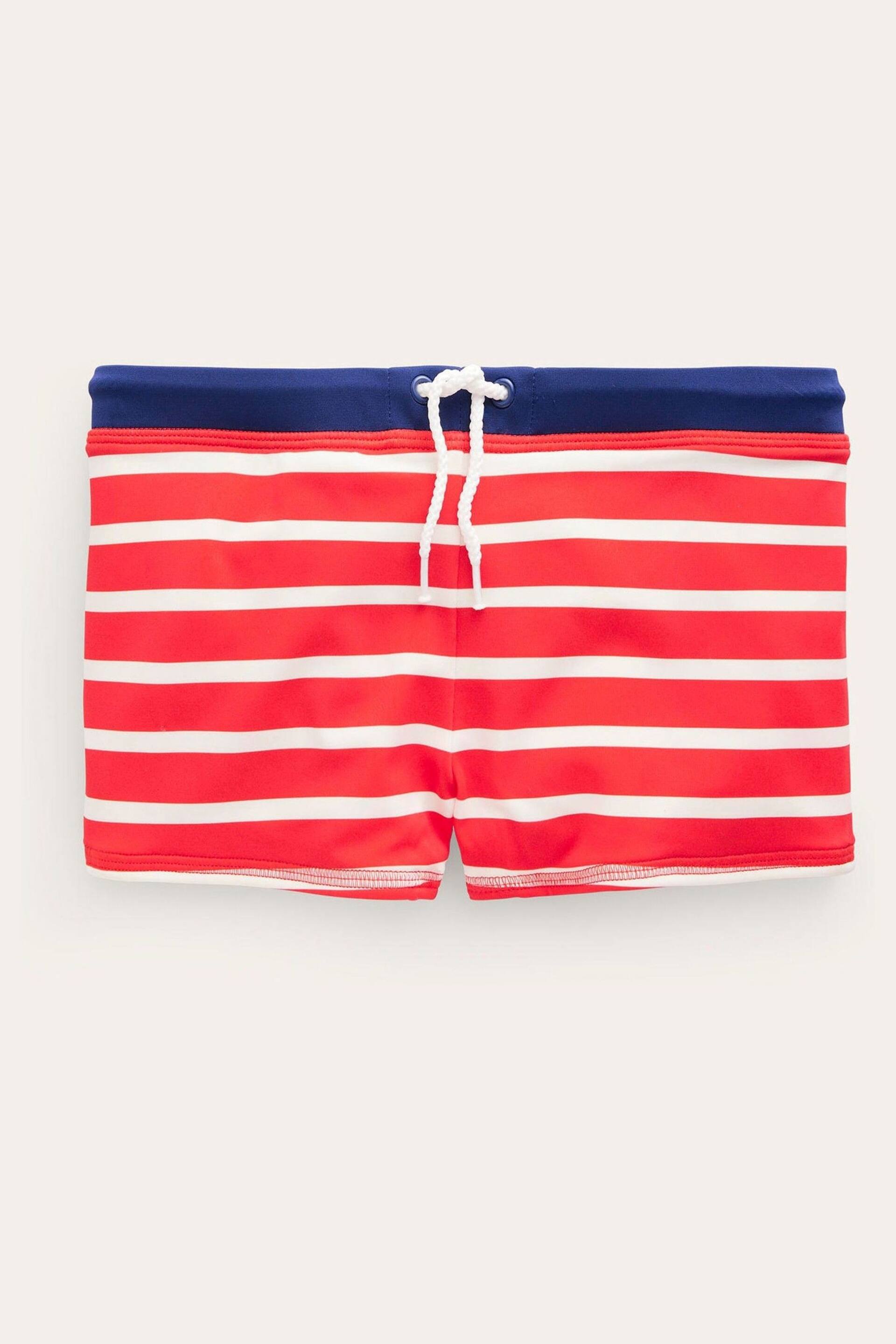 Boden Red Swim Trunks - Image 1 of 3