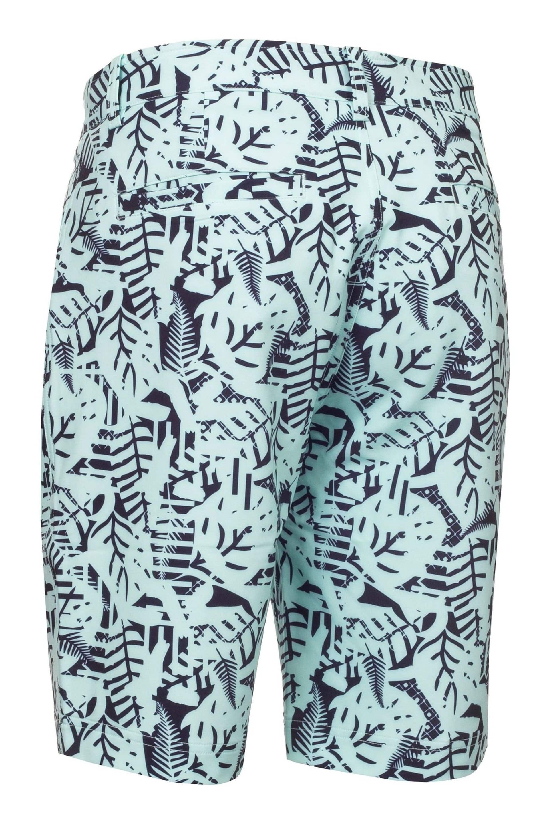 Calvin Klein Golf Blue Printed Genius Shorts - Image 6 of 10