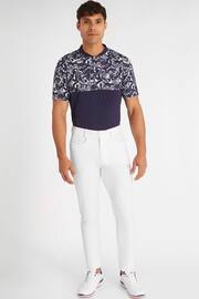 Calvin Klein Golf Blue Brookhill Blade Collar Polo shirt - Image 3 of 8