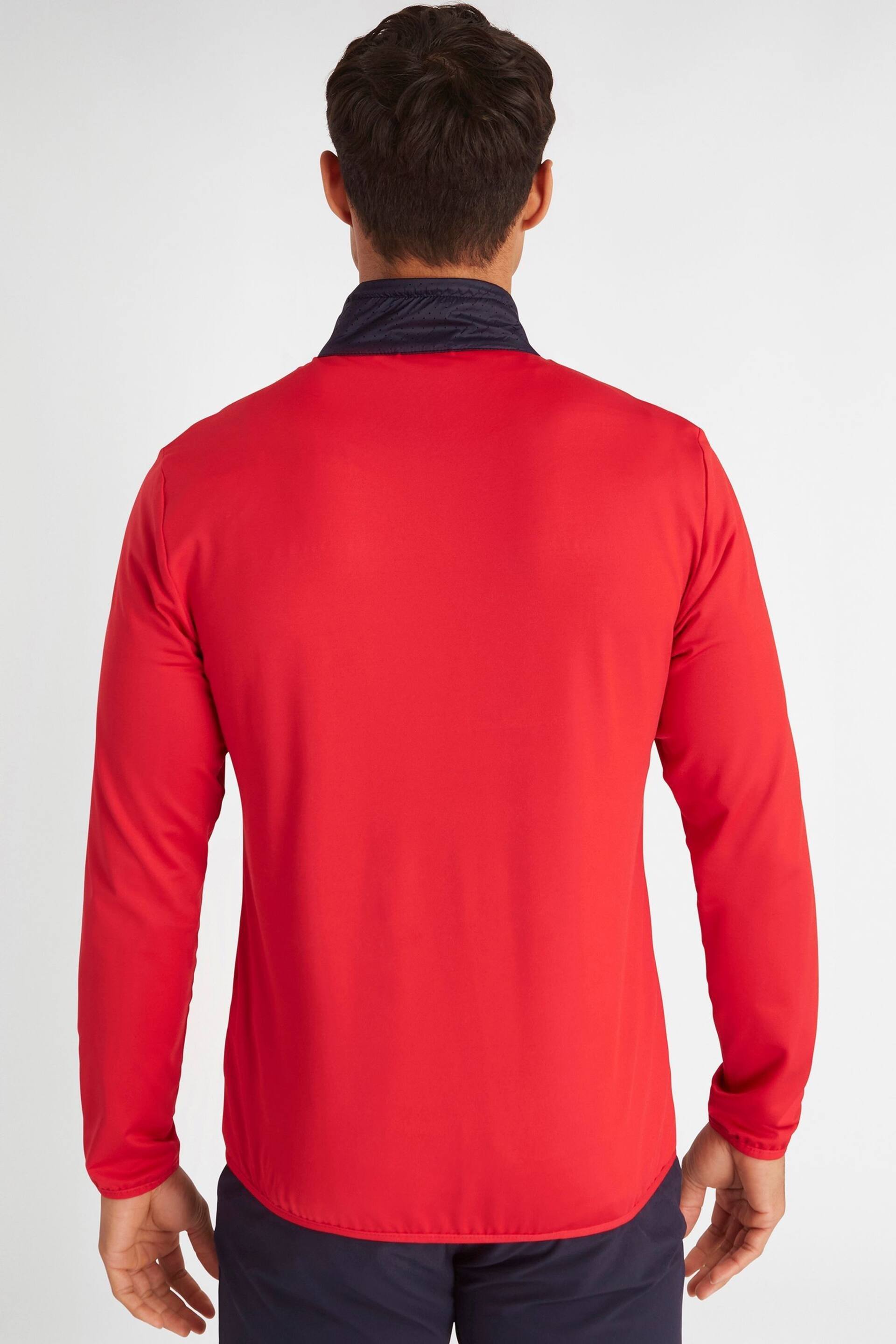 Calvin Klein Golf Red Rangewood Half Zip Hybrid Base Layer - Image 2 of 8