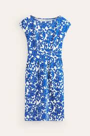 Boden Blue Floral Florrie Jersey Dress - Image 5 of 5