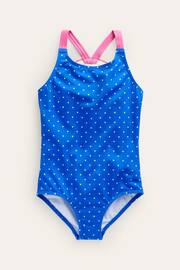 Boden Blue Logo Back Swimsuit - Image 2 of 4