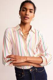 Boden Cream Sienna Silk Shirt - Image 1 of 5