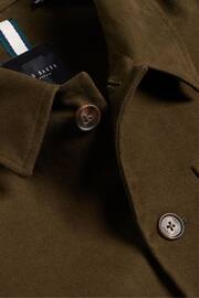 Ted Baker Green Button Through Moleskin Jacket - Image 5 of 5