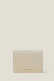 Accessorize Cream Classic Fold Over Purse - Image 1 of 3