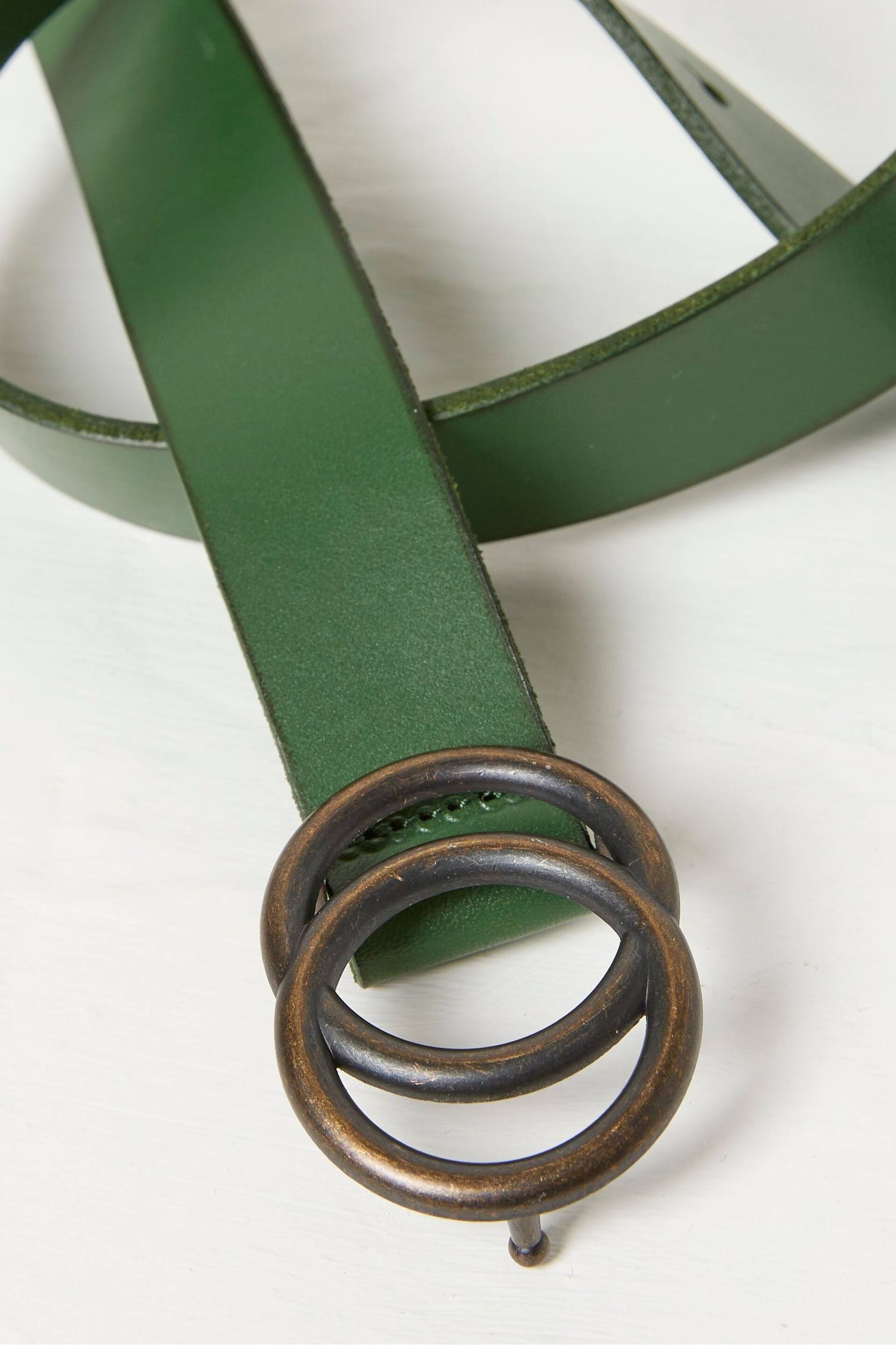 FatFace Green Jean Double Circle Belt - Image 2 of 2