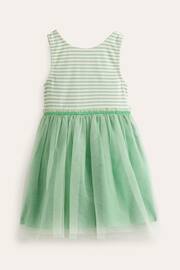 Boden Green Jersey Tulle Mix Dress - Image 2 of 4