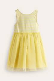 Boden Yellow Jersey Tulle Mix Dress - Image 2 of 3
