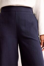 Boden Blue Pull-on Doublecloth Trousers - Image 4 of 5