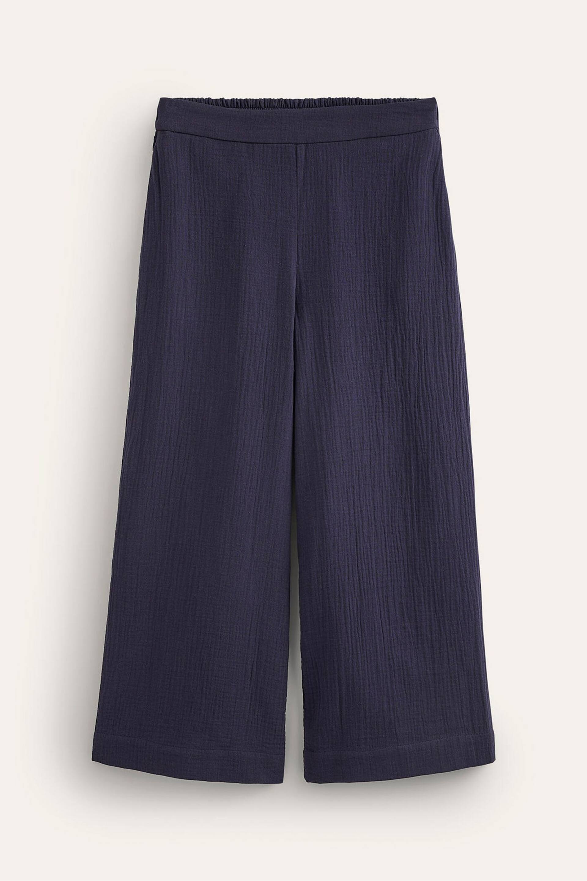 Boden Blue Pull-on Doublecloth Trousers - Image 5 of 5