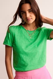Boden Green Ali Jersey Blouses - Image 4 of 5