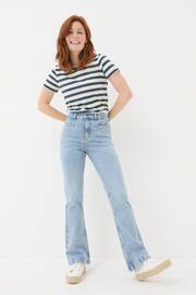 FatFace Blue Fly Flare Jeans - Image 1 of 5