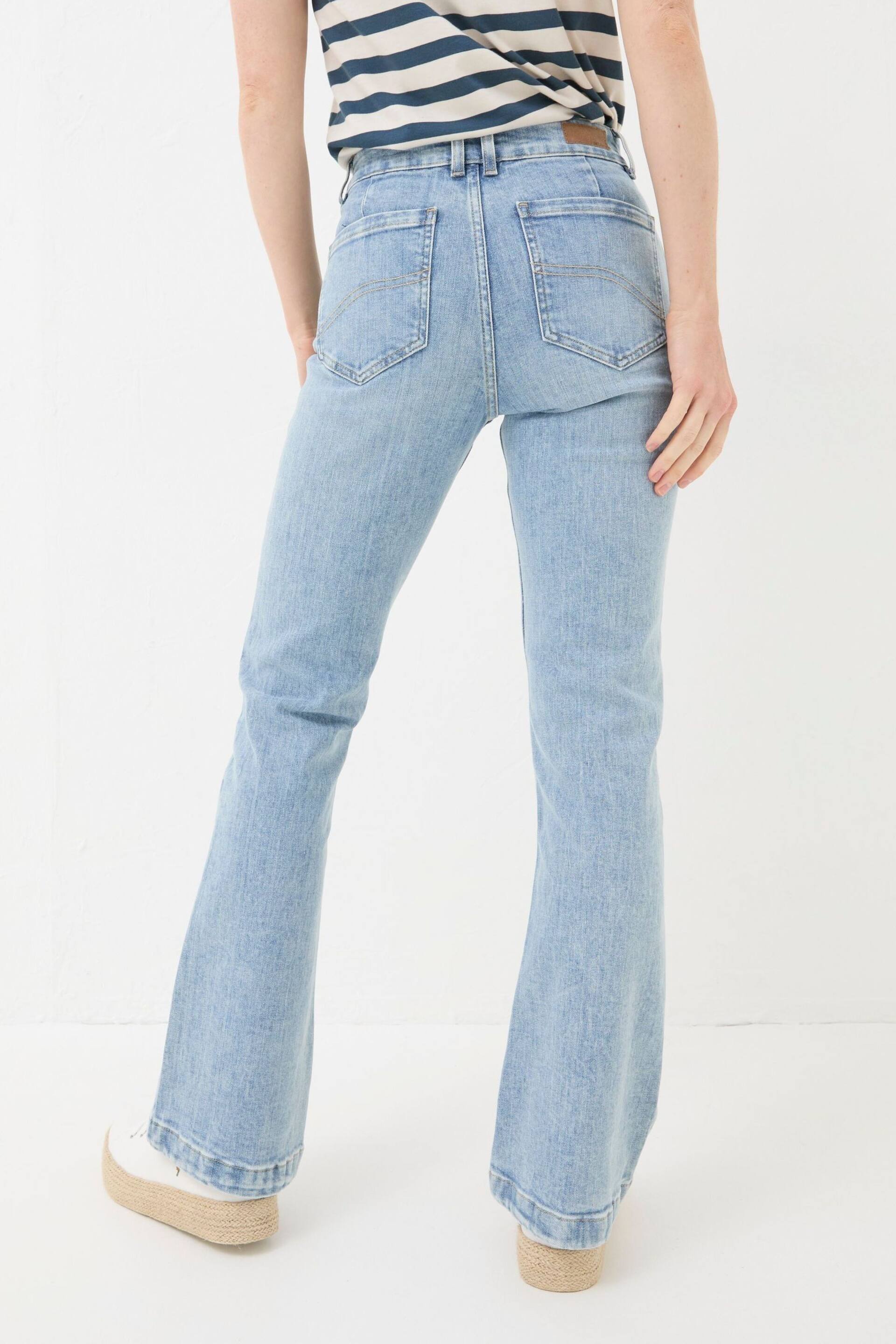 FatFace Blue Fly Flare Jeans - Image 2 of 5