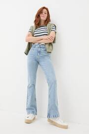 FatFace Blue Fly Flare Jeans - Image 4 of 5