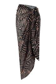 Pour Moi Black Recycled Chiffon Multiway Beach Sarong - Image 3 of 4