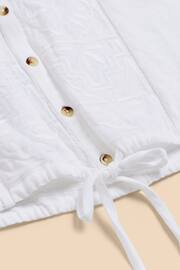 White Stuff White Tulip Jersey Sleeveless Shirt - Image 7 of 7