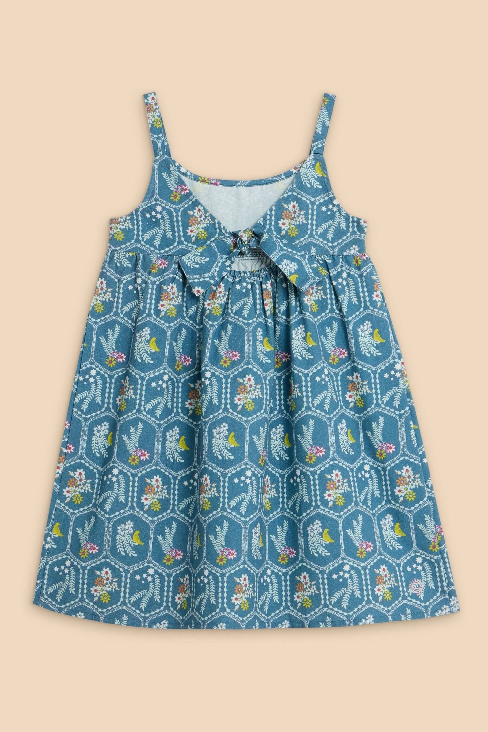 White Stuff Blue Printed Swing Dress - Image 2 of 3