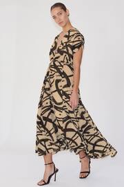 Religion Natural Wrap Dress With Full Skirt - Image 4 of 6