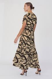 Religion Natural Wrap Dress With Full Skirt - Image 6 of 6