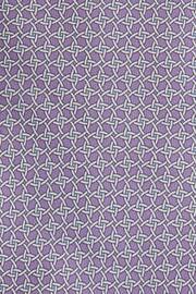 Reiss Orchid Como Silk Geometric Print Tie - Image 5 of 5