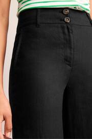 Boden Black Westbourne Linen Trousers - Image 4 of 5