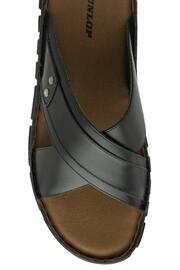 Dunlop Black Crossover Mens Mules - Image 4 of 4