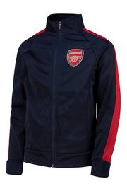 adidas Blue Arsenal Tracksuit Top - Image 2 of 3