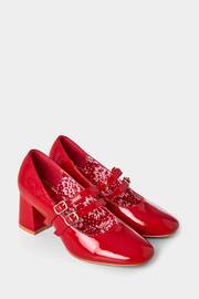Joe Browns Red Twin Strap Mary Jane Heels - Image 1 of 4