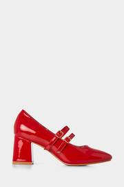 Joe Browns Red Twin Strap Mary Jane Heels - Image 2 of 4