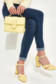 Joe Browns Yellow Summery Vintage Heeled Shoes - Image 5 of 5