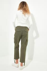 Joe Browns Green Relaxed Fit Cargo Joggers - Image 2 of 5