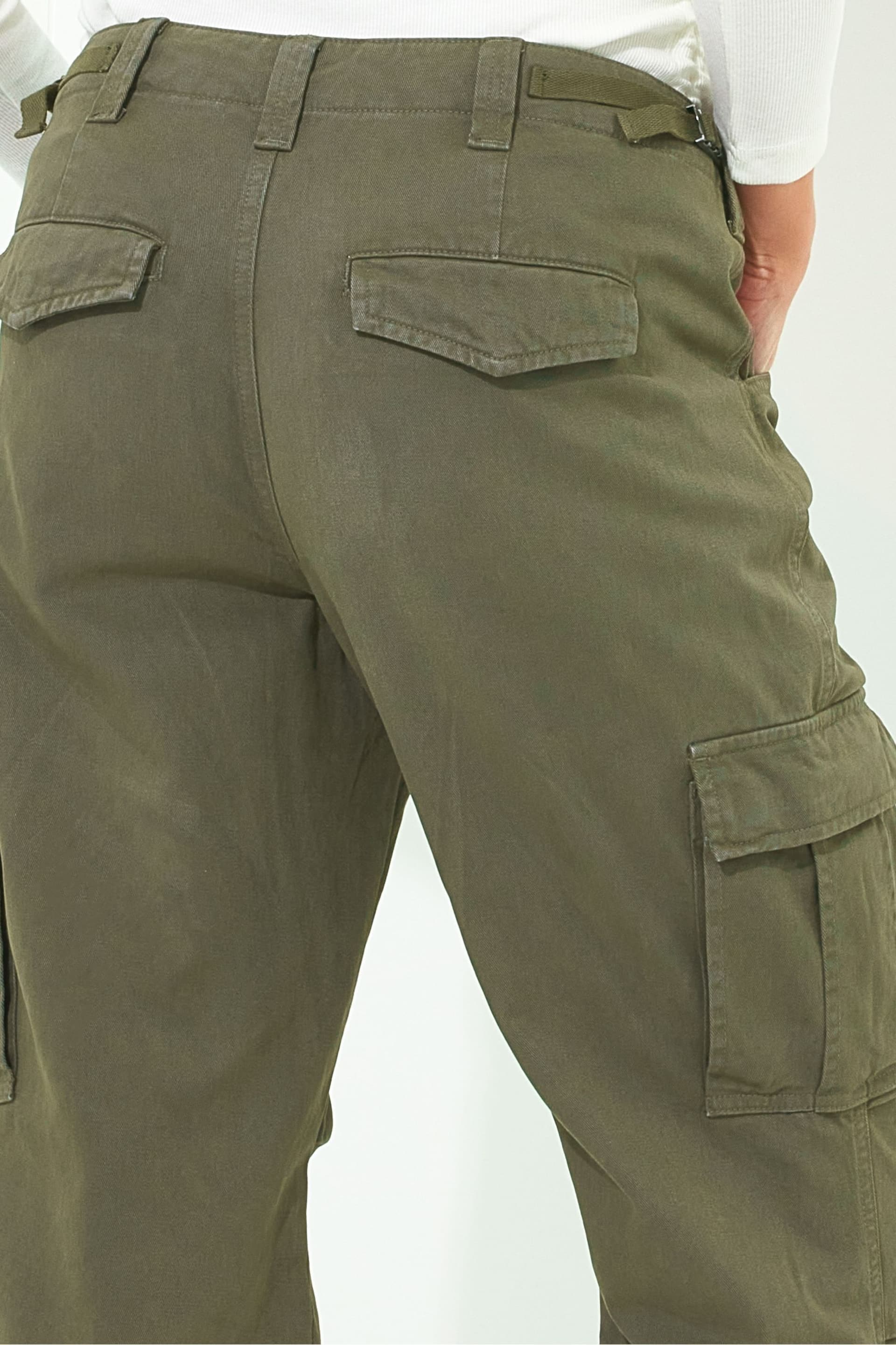 Joe Browns Green Relaxed Fit Cargo Joggers - Image 4 of 5