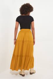 Joe Browns Yellow Pintuck Tie Waist Maxi Skirt - Image 3 of 5