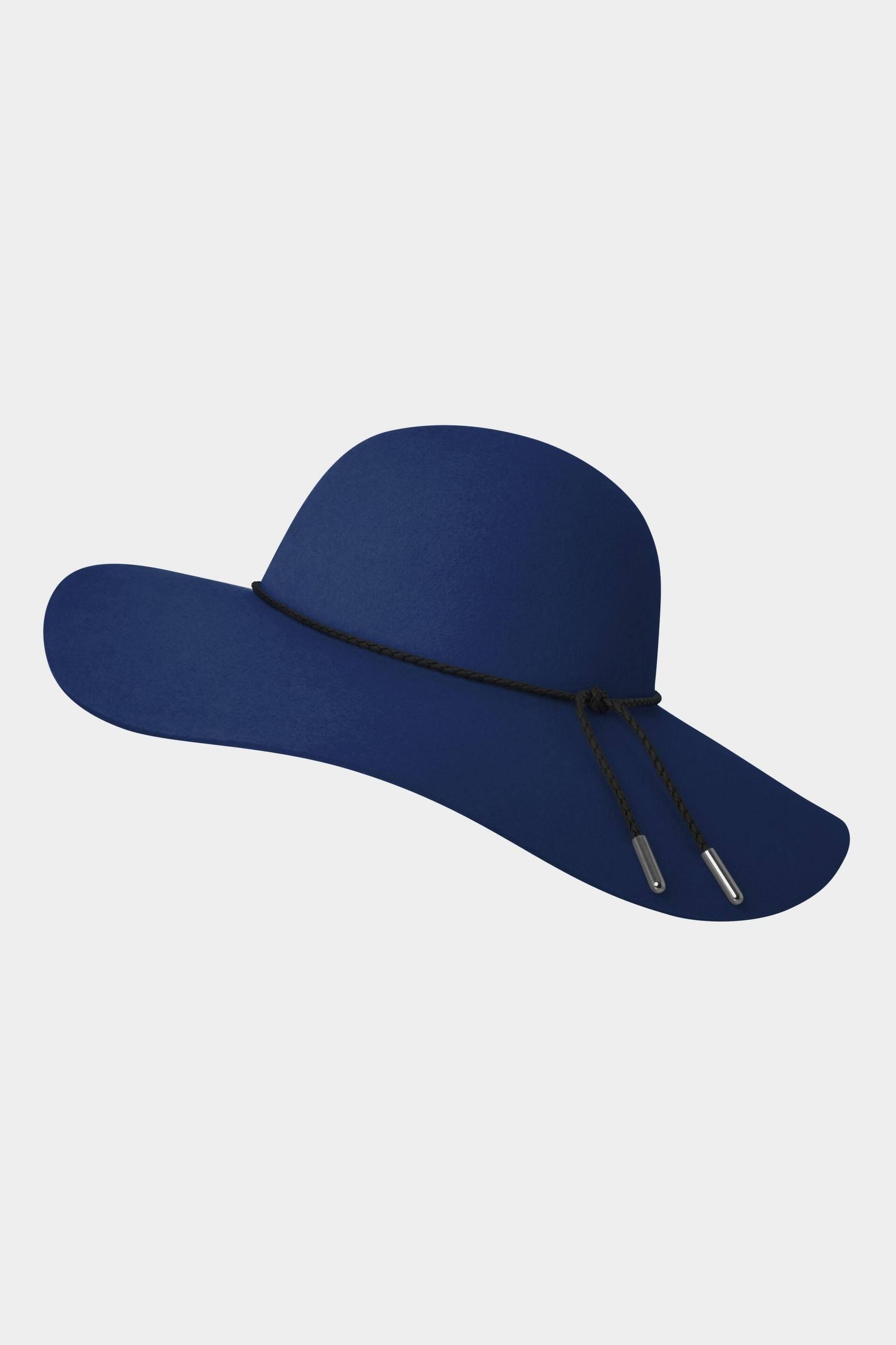 Joe Browns Blue Boho Wool Plait Floppy Hat - Image 2 of 4