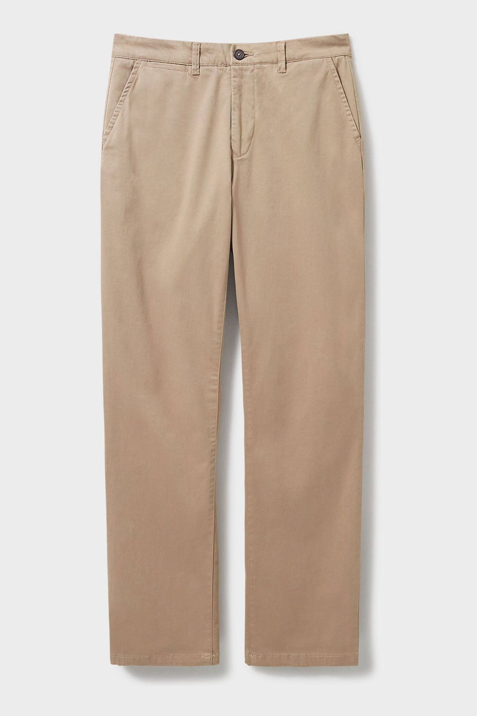 Buy Crew Clothing Company Cotton Straight Fit Chino Trousers - Image 4 of 4