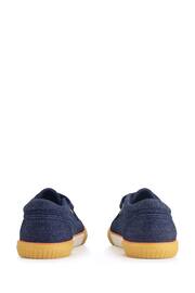 Start Rite Blue Sandy Beach Denim Washable Canvas Double Rip Tape Summer Shoes - Image 5 of 6