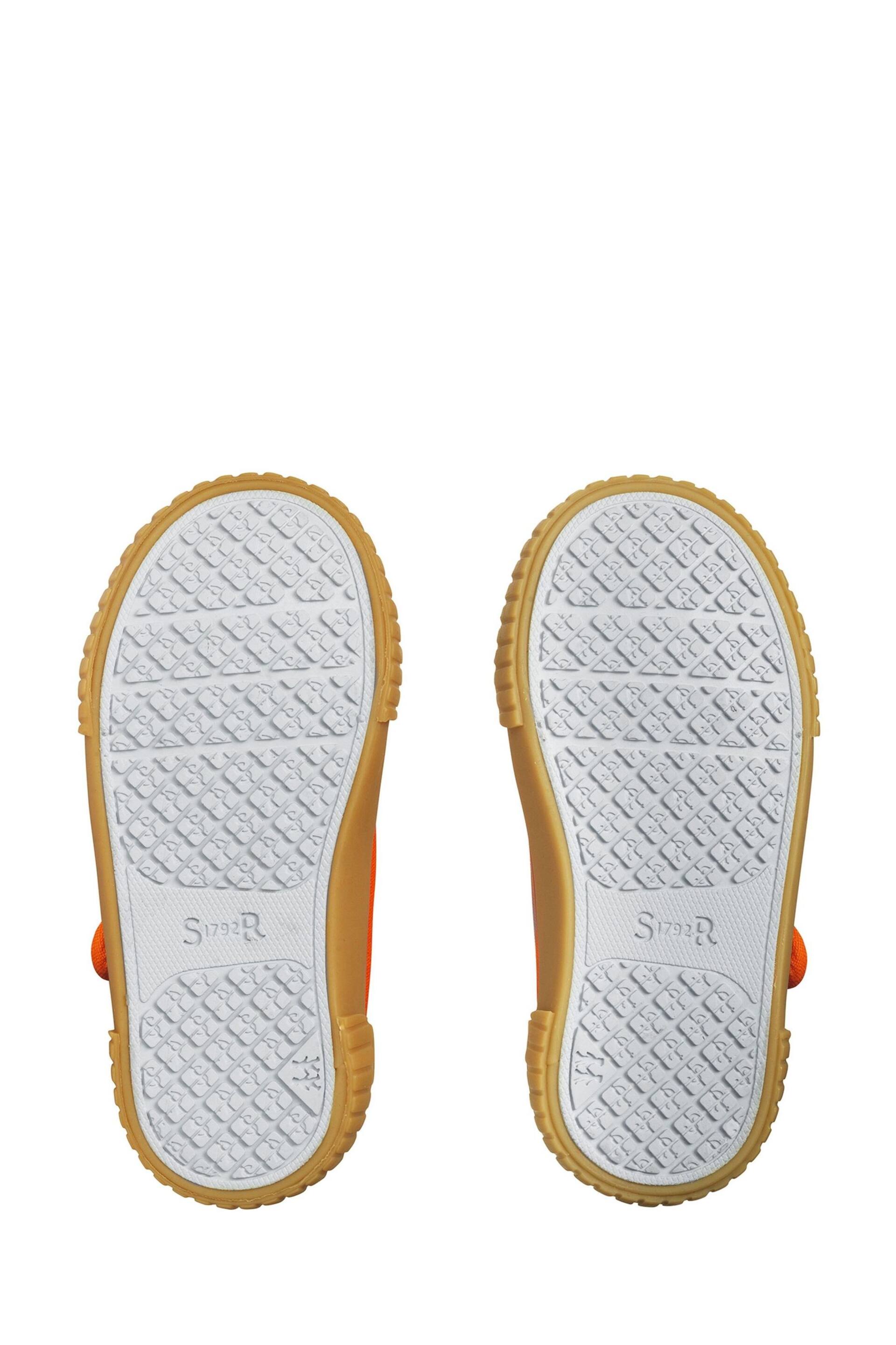 Start Rite Orange Anchor Washable Canvas T-Bar Summer Shoes - Image 2 of 3