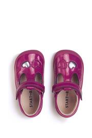 Start Rite Purple Party Berry Glitter Patent Leather T-Bar Toddler Shoes - Image 5 of 6