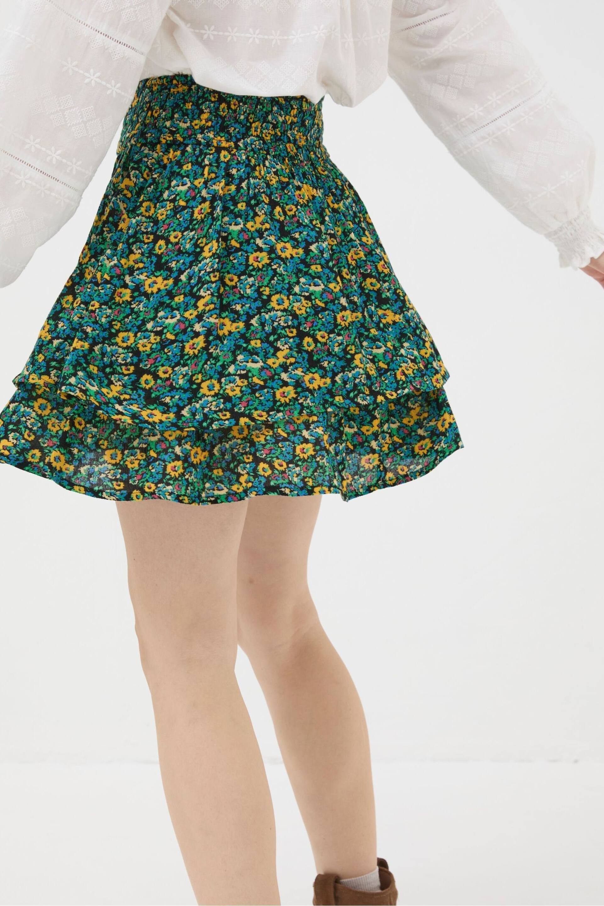 FatFace Green Ali Spring Floral Skirt - Image 3 of 5