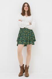 FatFace Green Ali Spring Floral Skirt - Image 4 of 5