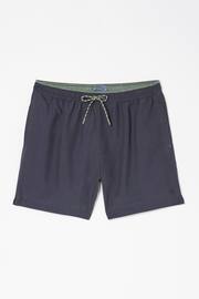 FatFace Blue Trevose Plain Swim Shorts - Image 5 of 5