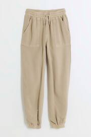 River Island Natural Girls Cuffed Joggers - Image 1 of 3
