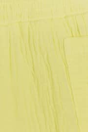 River Island Yellow Mini Girls Linen Tie Front Set - Image 5 of 5