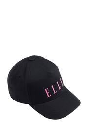 Elle Junior Girls Canvas Black Cap - Image 1 of 2