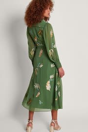 Monsoon Green Erin Embroidered Shirt Dress - Image 2 of 5