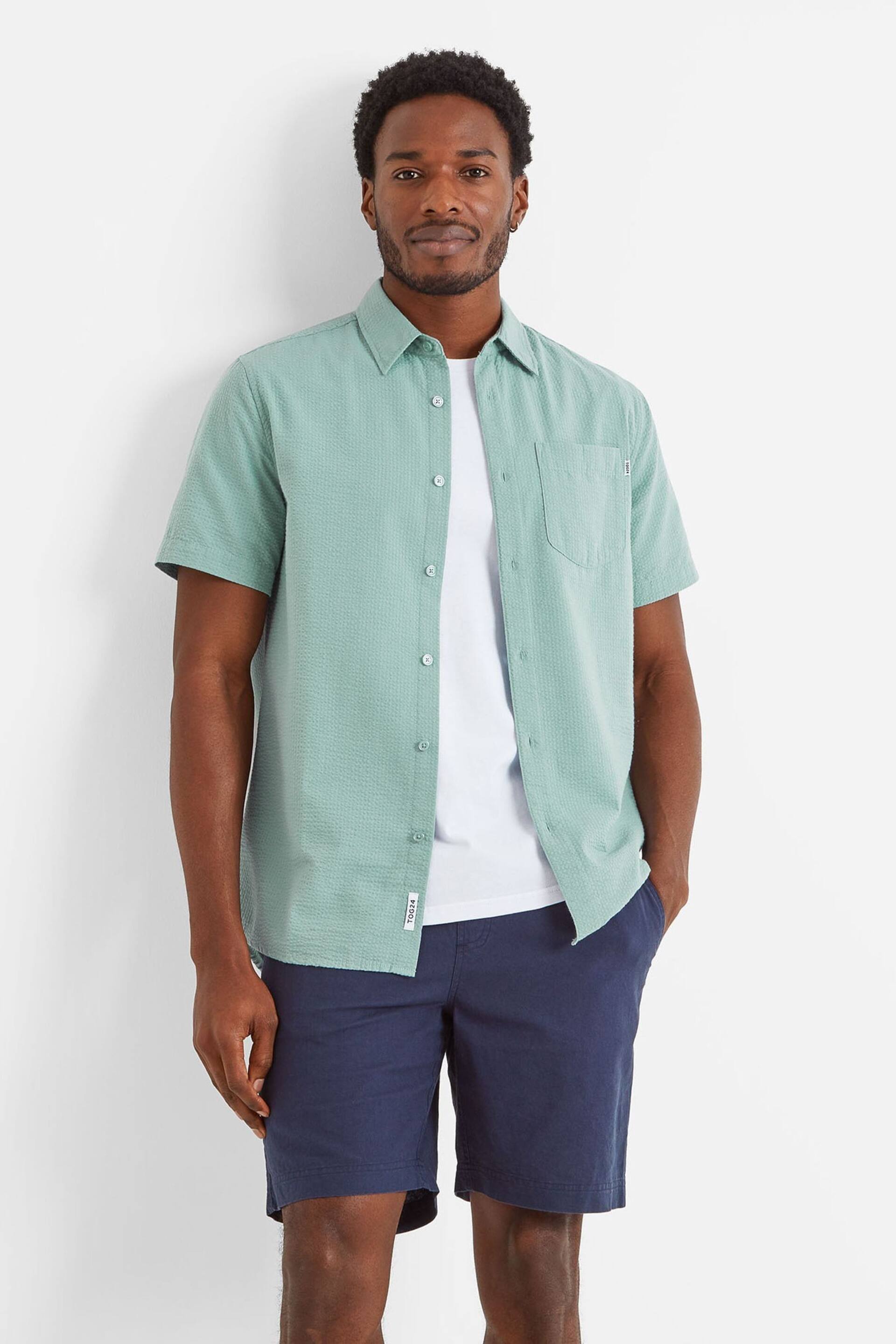 Tog 24 Green Fenton Short Sleeve Shirt - Image 1 of 5