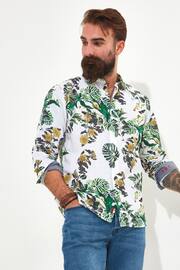 Joe Browns White Sunflower Print Shirt - Image 2 of 6